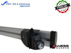 Alfa Romeo Stelvio Roof Rack Cross Bars - for models w/ factory roof rails - Silver - StarLock